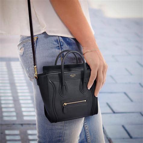 celine luggage nano price|Celine nano luggage shoulder bag.